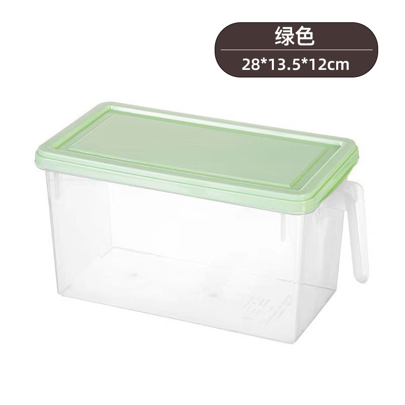 冰箱收纳盒厨房透明塑料可叠加收纳盒鸡蛋水果蔬菜带盖保鲜盒收纳|undefined