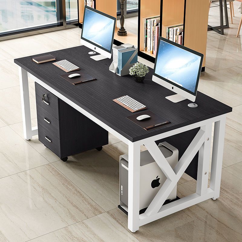 Escritorio de oficina simple y moderno, escritorio de escritorio simple, dormitorio doméstico, escritorio de escritorio simple, escritorio de computadora de oficina de personal corporativo