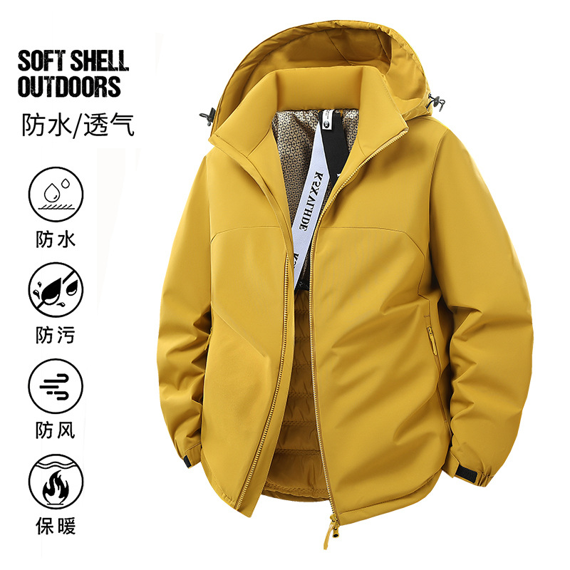 Winter New Popular Graphene Cotton Jacket for Men 2025 New Autumn and Winter Thickeneded Warm Jacket Cotton Jacket for Men's Enterprise