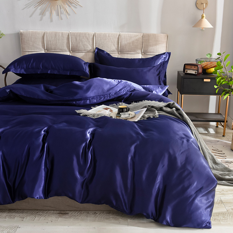 아이스 실크 다크 블루