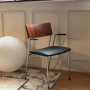 实木家用咖啡厅设计师餐桌椅