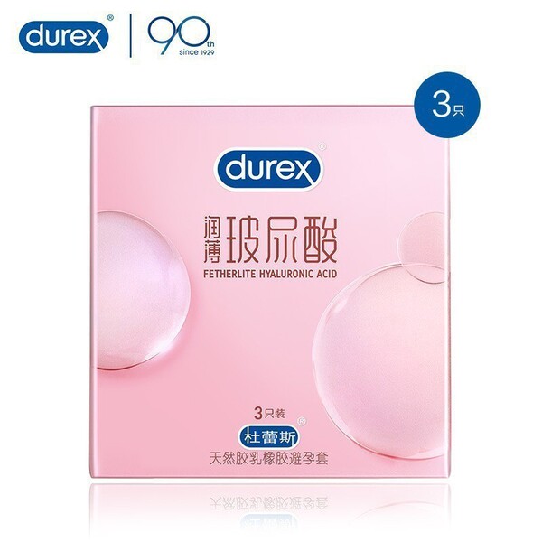 Durex Condoms Bold Love Hyaluronic Acid Ultra-Thin Concealed 3 Pack…