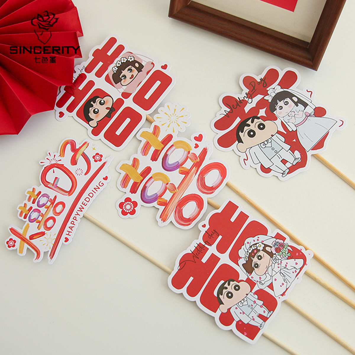 Siete colores cordier pequeñas nuevas bodas tarjetas de fiestas de flores productos festivos tarjetas de embalaje de flores floristas materiales de flores