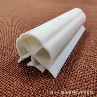 『PVC材质』软PVC异型胶管 乳白色PVC软胶 包边防撞边条 来图制作-阿里巴巴