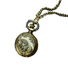 Antique pocket watch, quartz bronze retro necklace, Chinese horoscope, wholesale