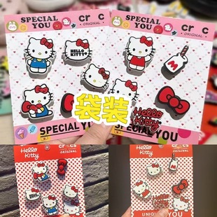 Cross-Border New Croc Shoes Accessories Cute Cartoon DIY Shoe Buckles Shoe Flower Shoe Accessories Shoelace Buckle Accessories Pvc Wholesale
