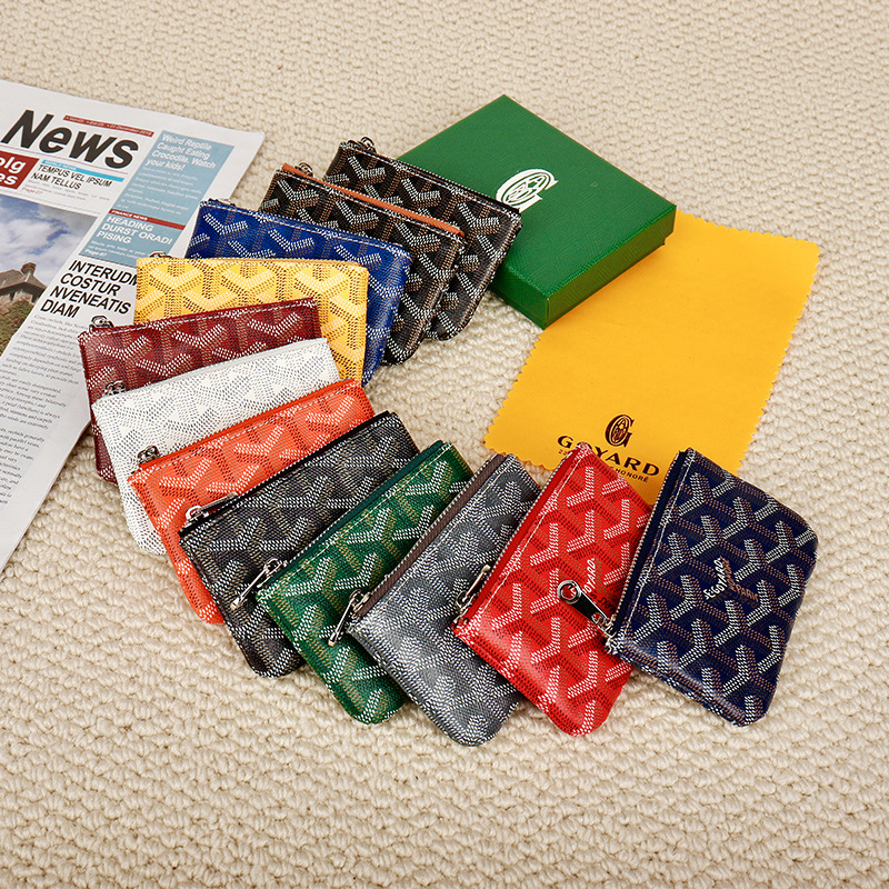 Cross-border 2025 Spring New High Yade Coin Purse Dog Teeth Short Zipper Purse Fashion Keychain Small Bag