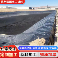 複合ジオメンブレン耐穿刺性 HDPE 不浸透性メンブレンエンジニアリング飼育膜下水プール黒バイオガスプール黒膜