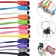 Creative color paint wire ring wire rope rotation screw key ring key chain diy jewelry accessories wholesale