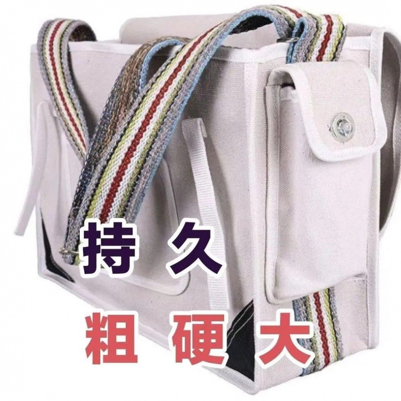建設現場ツールバッグ、厚みのあるキャンバス、耐摩耗性、大型修理ハードウェアツールショルダーバッグ、水道および電気キャンバスバッグ、厚くて丈夫|undefined