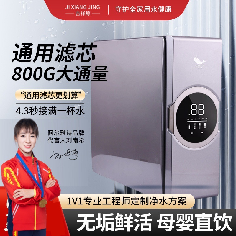 800G large flow double water reverse osmosis water purifier household drinking machine kitchen tap water filtration