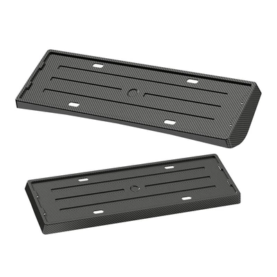 carbon fiber pattern, license plate protection — License plate holder/license plate holder