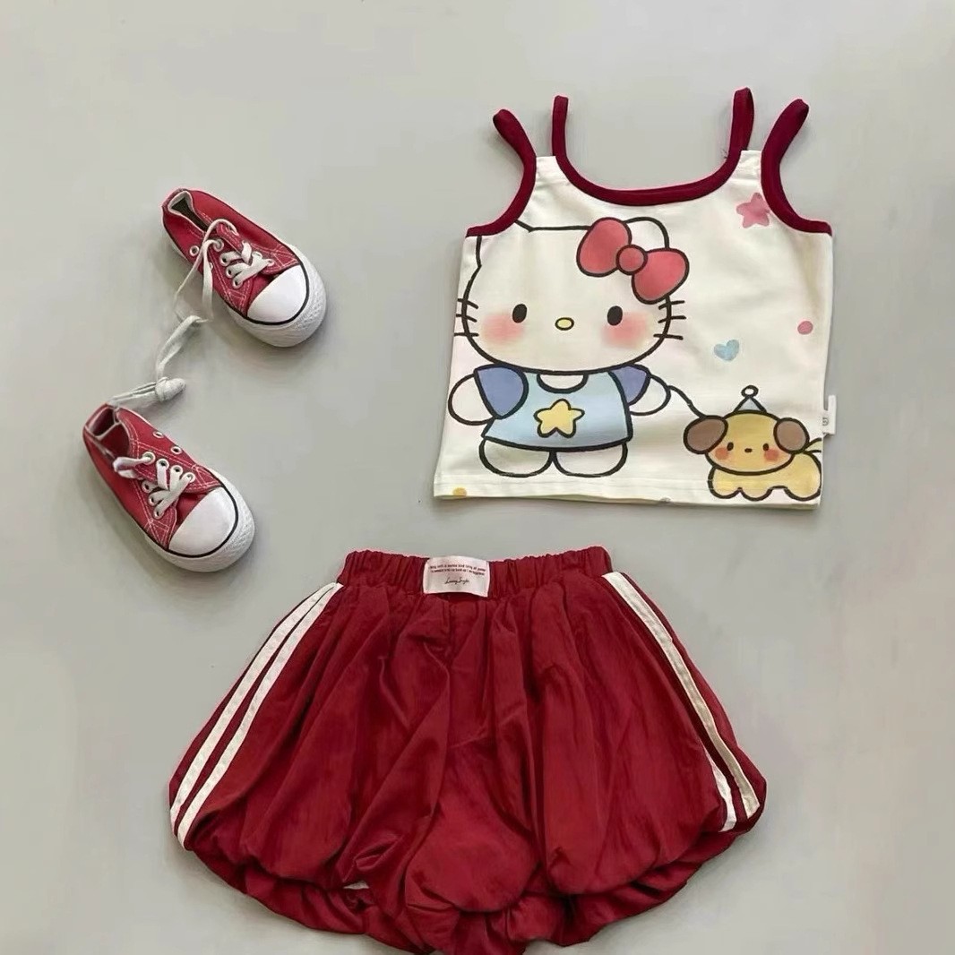 Zhao Zhao siete camisas sin mangas de verano nuevo estilo universal lindo dibujos animados niños pequeños y medianos cinturón de bebé chaleco pequeño ropa infantil