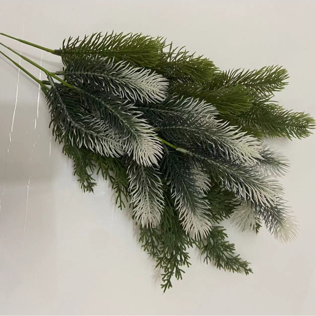 Explosiones transfronterizas de plástico de pino flores de decoración flores de Navidad DIY colgante decoración de fiesta de Navidad pinos image 5