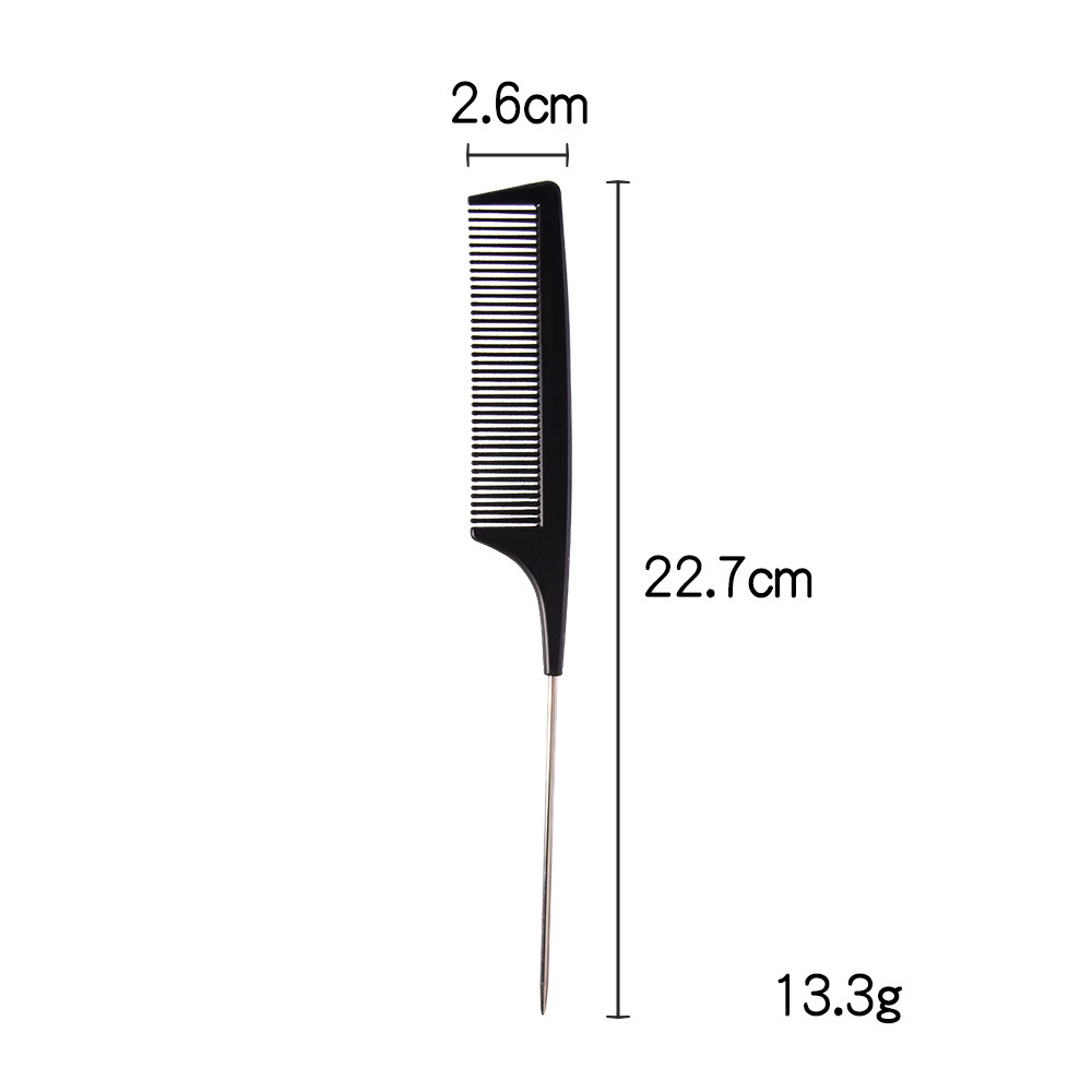 Pein de peluquería transfronterizo múltiples pein de peluquería especial pein de punta y cola doble propósito pein de aceite puede imprimir LOGO fijo de color