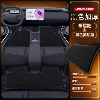 Modelə uyğun ayaqaltı Accessories Modification Supplies Carpet - no-specifications-double-layer-foot-pad-black-tpe-thickened-black-menis-wear-resistant-and-quick-drying