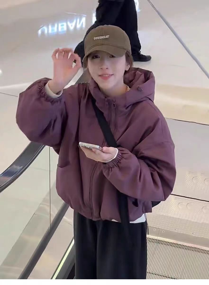 보라색 빨간색과 면 버전