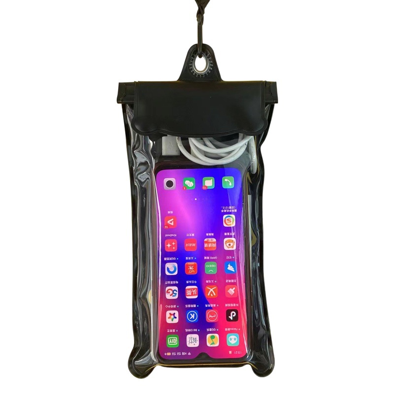 Factory wholesale take-out mobile phone waterproof bag touch screen rider special can put charging treasure rainy day riding waterproof case