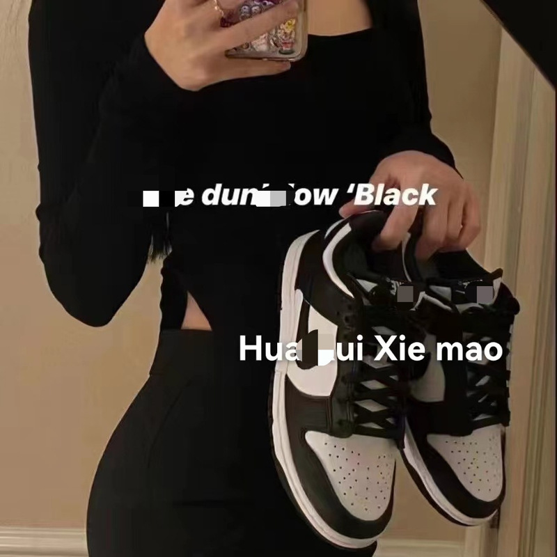 Putian Pure Original Dunk Men's and Women's Sports Shoes Low Tide Low-Top Sb Black and White Panda Casual Versatile Sneakers Shadow Gray