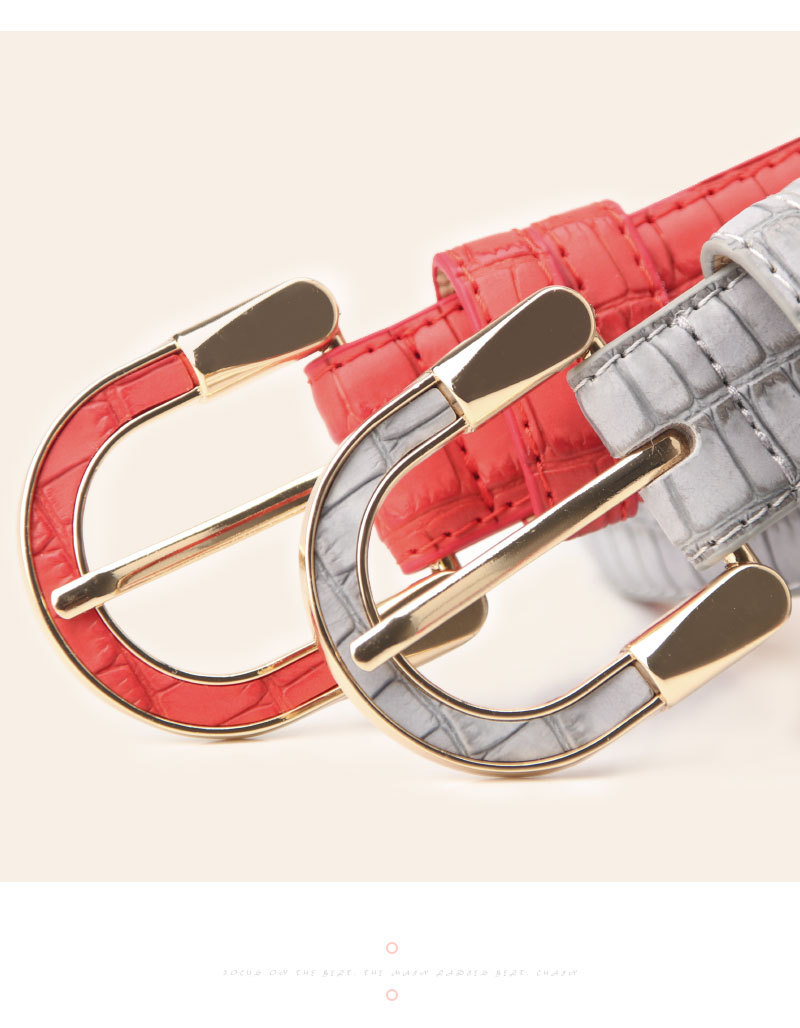 New European and American Style Women's Belt with Personalized Leather Alloy Buckle and Wide Belt, Fashionable Coat Paired with Belt for Women_viptrois.com