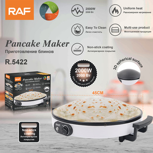 Raf European Standard Pancake Machine Commercial Pancake Machine Household Burrito Machine European and American Hot Selling Flying Pancake Machine Sandwich Breakfast Machine