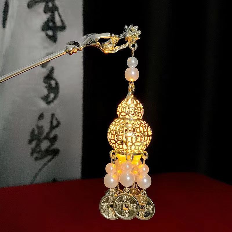 Calabaza cuentas blancas