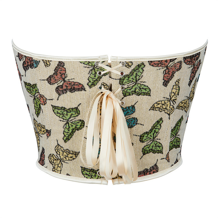 Patrón de mariposa de color albaricoque para limpiar el pecho, chaqueta sexy, Amazon AliExpress transfronteriza chatarra en vivo