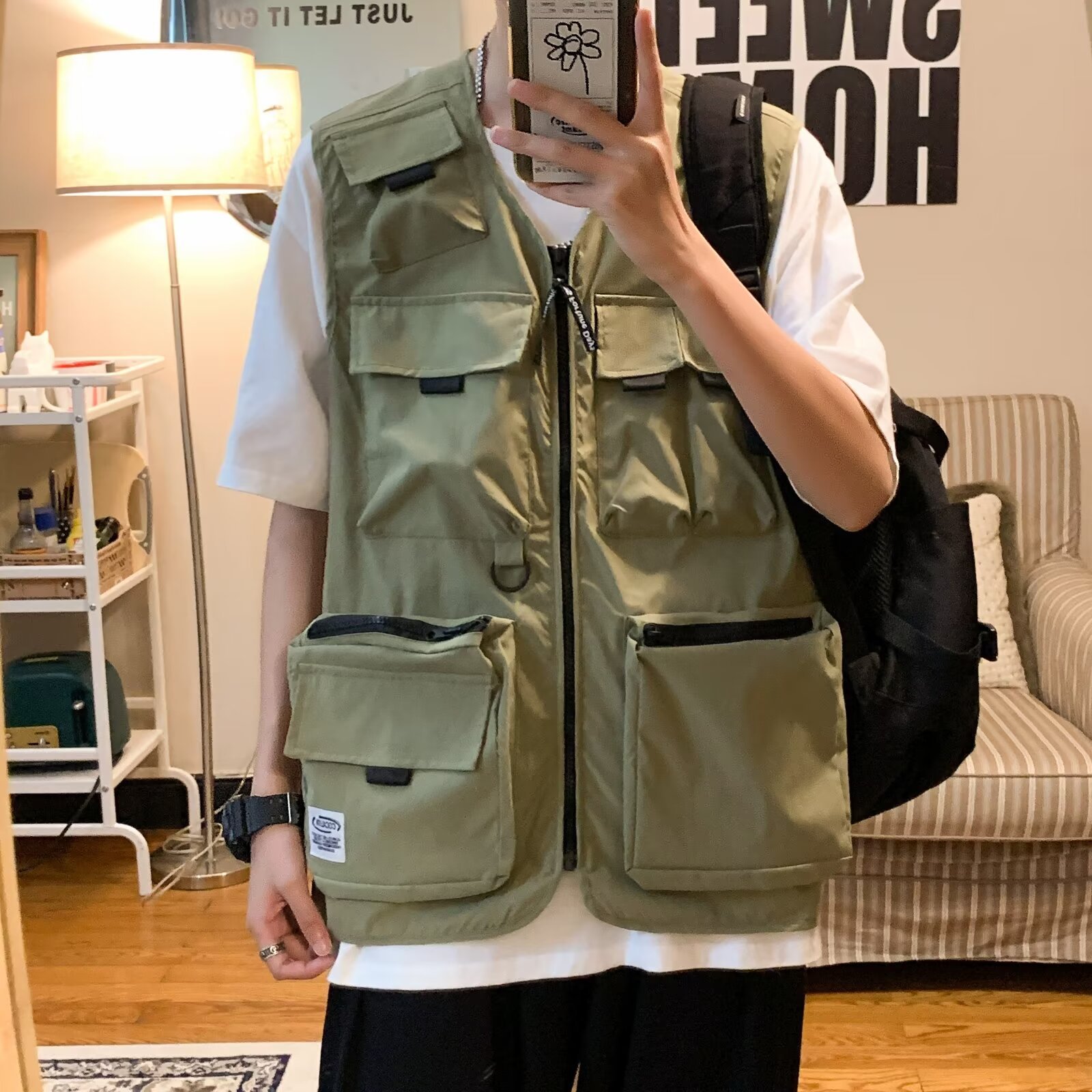 Japanese tactics vest for men and women hip-hop style