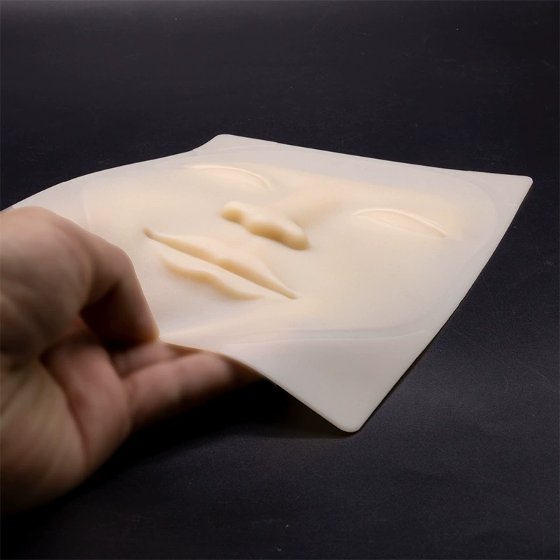 Realistic silicone skin for tattoo practice for face for beginners