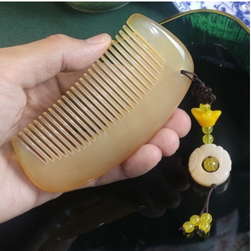 厂家批发黄牛角梳牦牛角梳水牛角梳加厚胖胖梳包包梳口袋梳防静电|undefined
