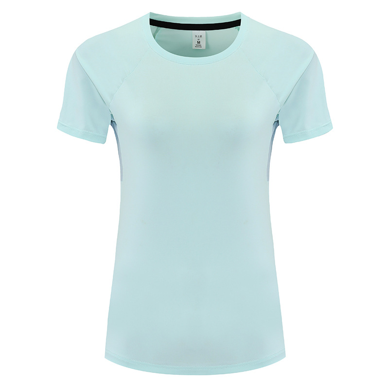 Camiseta de Secado Rápido para Mujer, Nueva Colección de Verano 2025, Transpirable, para Yoga, Running, Deporte, Manga Corta