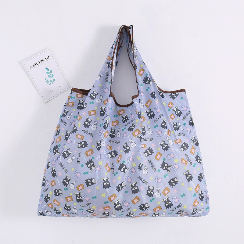 Folding cute cartoon big shopping bag