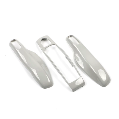 Suitable for Porsche track gray key case Macan718Cayenne911Panamera key case (Car key bag) - a-dumb-gray-key-shell