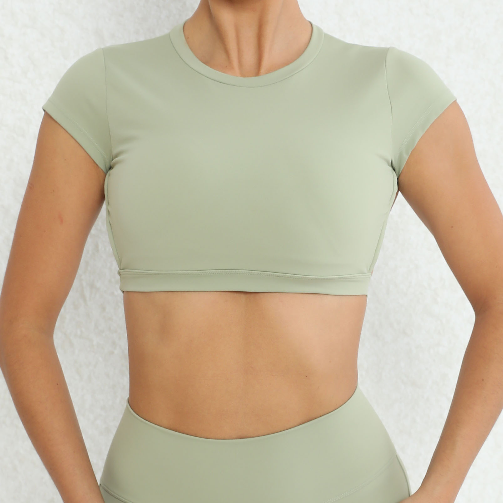 175g Weight Short Sleeve Sleeve Length Nylon, Cotton Blend Fabric Type Short Top Length T-shirt Tops Type Gym, Yoga, Running Occasion Round Neck Neckline Solid Color Pattern Simple Style, Sport Style Style Simple Style Sport Style Solid Color Nylon Cotton Blend Round Neck Active Tops T-shirt 25
