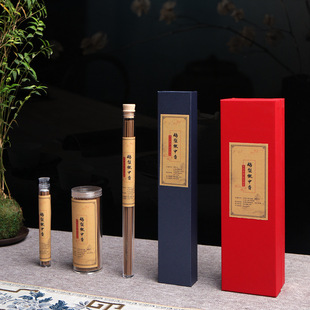 Natural goose and pear tent incense 10.5cm short line incense 21cm long Chinese incense Tube gift box Support label making