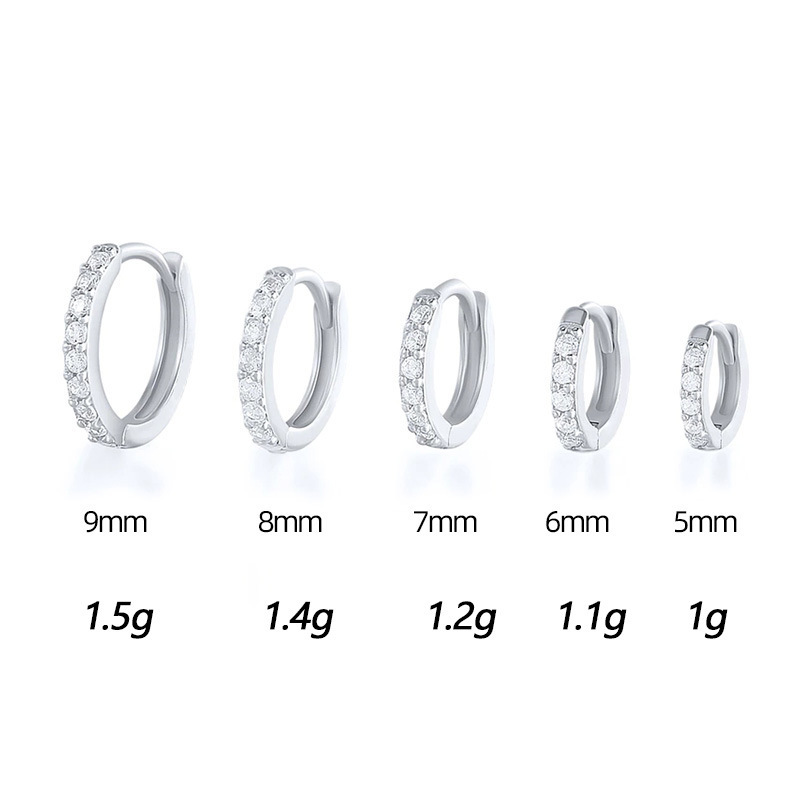 Nuevos pendientes transfronterizos de moda europea y americana de gama alta corona de diamantes llenos de diamantes pendientes de oro rosa pendientes geométricos para mujeres