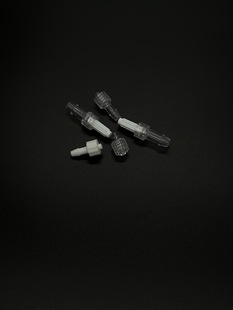 Suzhou factory plastic male Luer pagoda connector spiral quick plug connector silicone hose connector