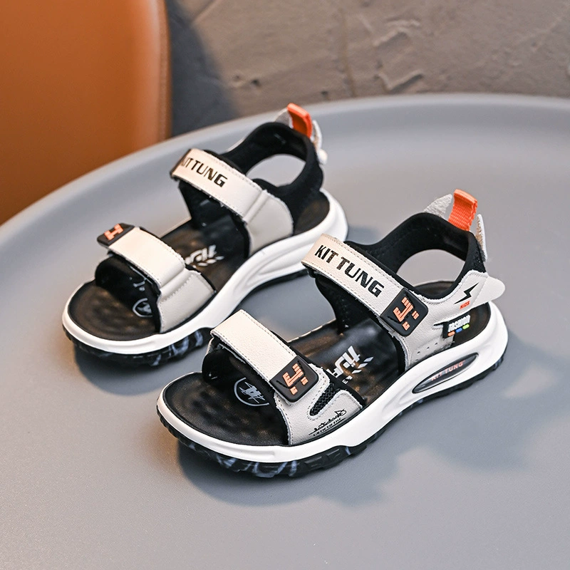Сандалии для мальчиков 2024 летняя мода новая корейская версия детской обуви