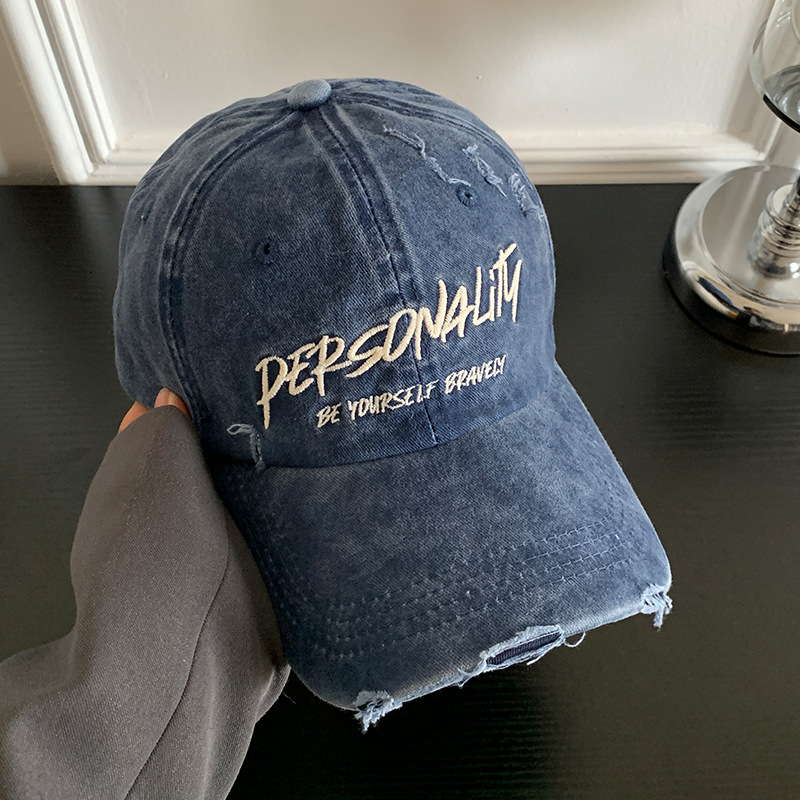 Retro de alta calidad hace viejos bordados ciruela sombrero de béisbol rojo para mujeres primavera 2025 nuevo sombrero de boca de pato cara