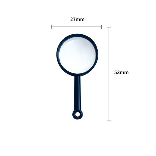 Plastic 25mm children's mini hole high-definition lens handheld keychain magnifier, wholesale from the manufacturer