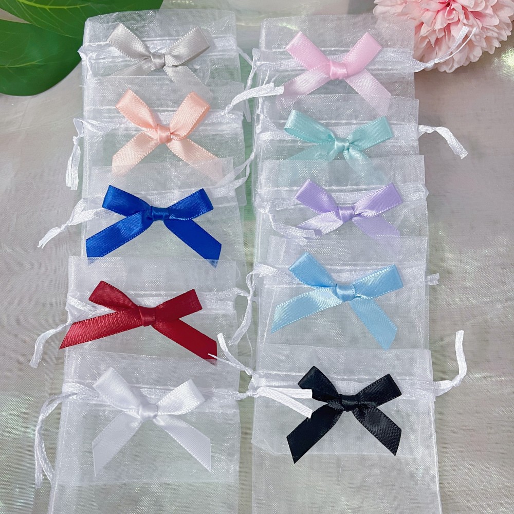 6g Weight Storage Bag Storage & Cleaning Jewelry Packaging Bags Classification 1 Piece Quantity Organza Material Solid Color Pattern Casual Style Casual Solid Color Organza Gift Wrapping Supplies 无
