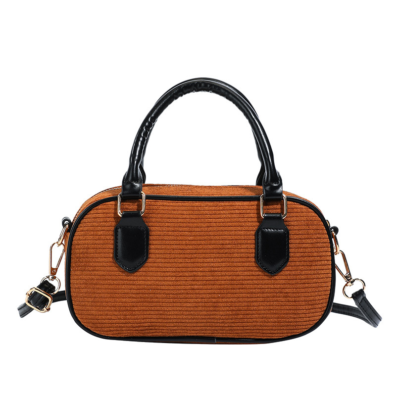 Bolsas de hombro de alto valor de color macarón para hombres y mujeres, bolsas de mano de niños a rayas de moda, bolsas para niños de caimón de otoño y invierno