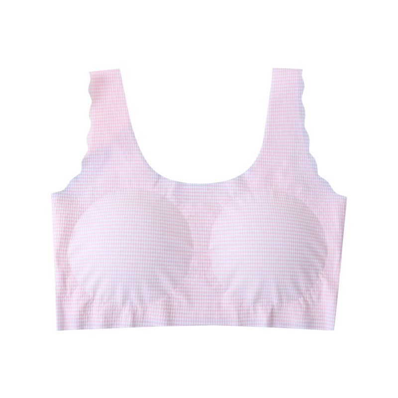 [Marca despejada] ropa interior de niñas en la etapa de desarrollo de la segunda etapa de niñas chaleco pequeño sin marcas respirables sujetador anti-bumps