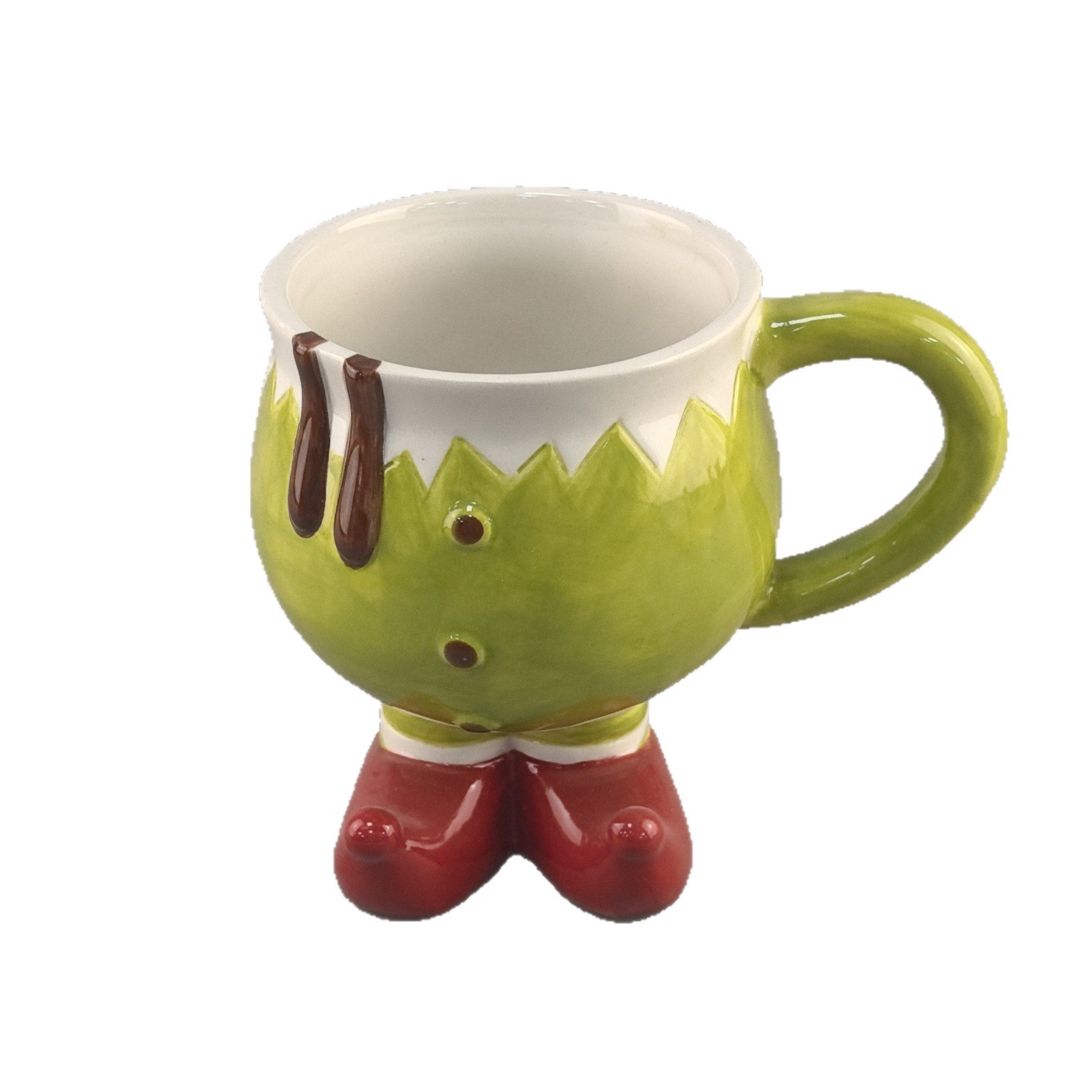 Ventas transfronterizas calientes de cerámica de Navidad rey de cerámica copa copa de cerámica copa de café americana taza creativa pintada a mano taza
