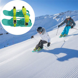 Ski shoes beginner double board outdoor snow ski shoes sled adult universal new color light ski tools