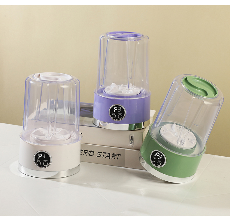 New Rechargeable Mini For Underwear And Socks, Portable Wireless Small Student Dormitory Washing Machine_voghion.com