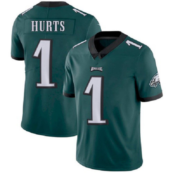 NFL Jersey Eagles Embroidered Olive Suit Wholesale 11#BROWN 26# 1# HURTS 62#
