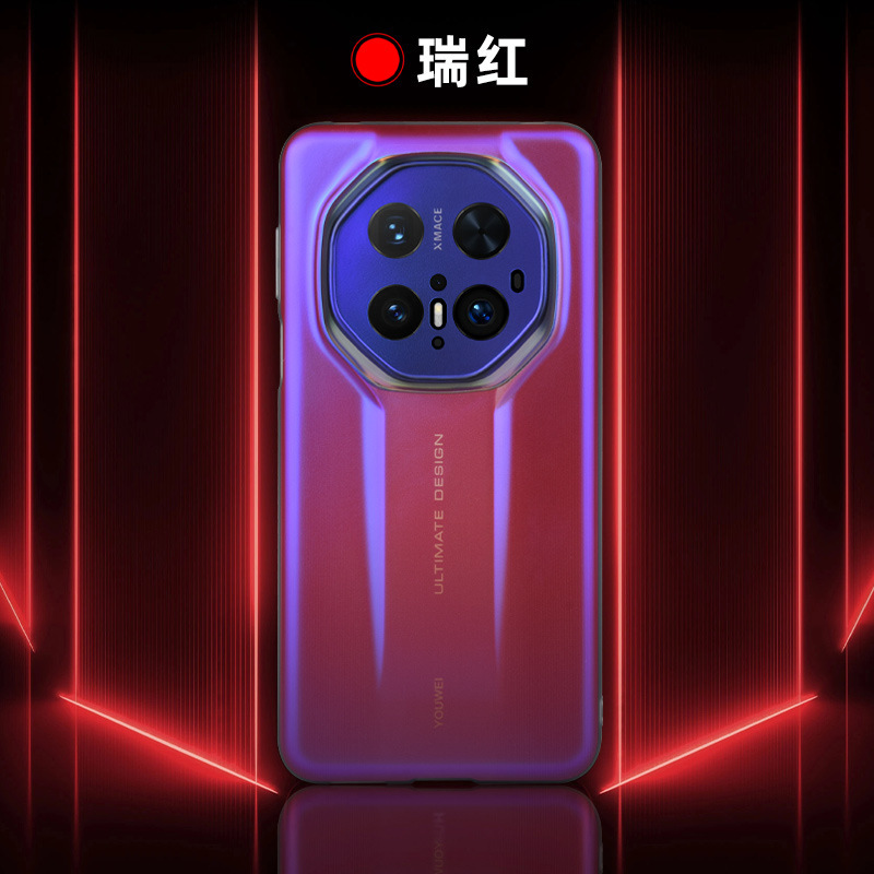 新しいスタイルは数秒で驚異的なマスターになります mate70Pro フルエッジ 60Pro ブルーライト グラデーション落下防止テクスチャー保護カバー|undefined