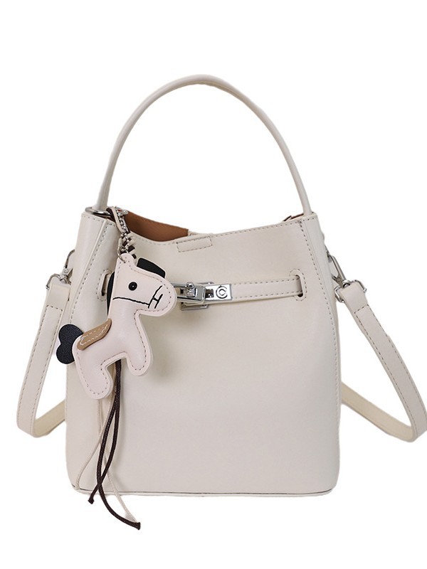 Bolsa de cubo de moda coreana para mujeres 2026 venta caliente nuevo lujo ligero versátil textura alta mochila de hombro