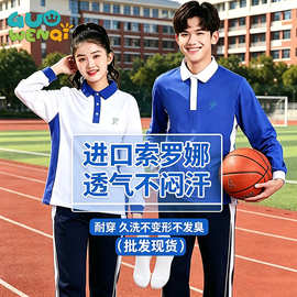 深圳校服中学生春秋季套装运动服特级校园风版